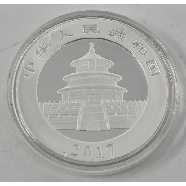 30 Gram .999 Silver 2017 Panda Coin 