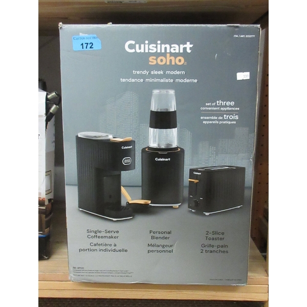 Cuisinart Soho 3 Piece Small Kitchen Appliance Set