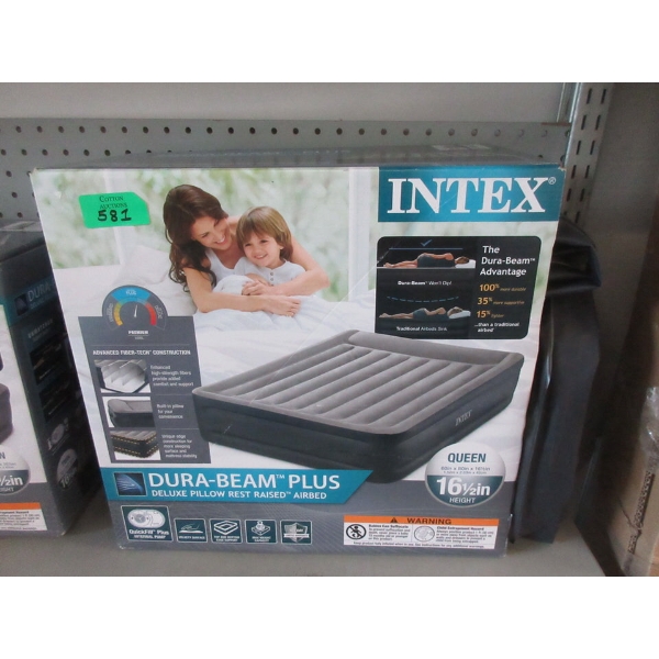 Intex Queen Dura-Beam Plus Inflatable Mattress