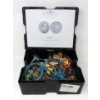 Image 3 : 2 Black "Royal Mint" Bullion Boxes with Preowned Costume Jewelry 