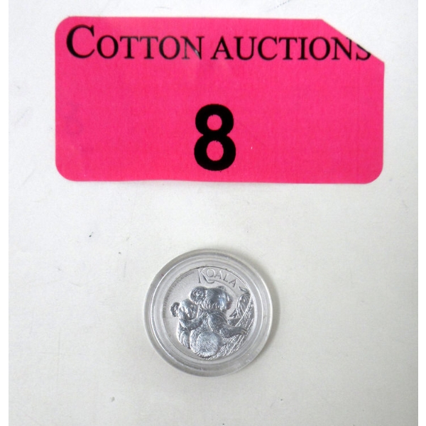 1/10 Oz .9995 Fine Platinum 2023 Koala Coin 