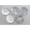 Image 1 : 5 x 1 Oz .999 Silver Liberty Bell Round 