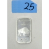 Image 1 : 1 Oz .999 Silver Indigenous/Buffalo Bar 