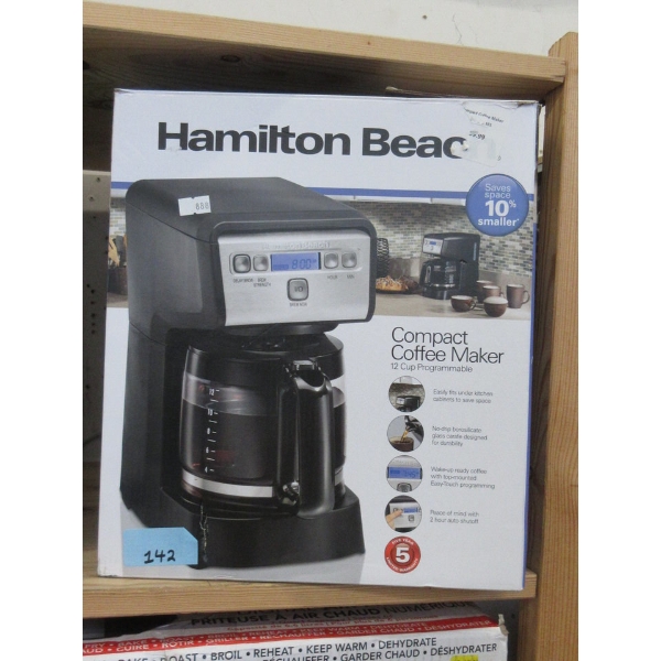 Hamilton Beach Compact 12-Cup Coffee Maker