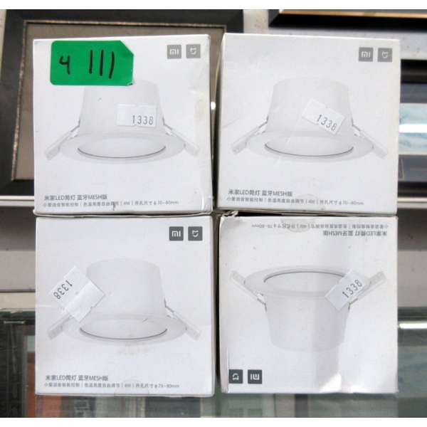 4 New LED Pot Lights - 70 - 80 mm