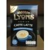 Image 1 : Case of Lyons Instant Café Latte Packets