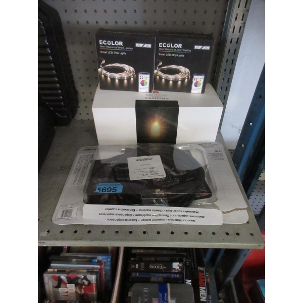 HDMI Cable & Lighting - New & Customer Return