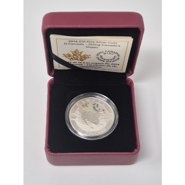 Half Oz .9999 Silver 2014 O Canada Coin 
