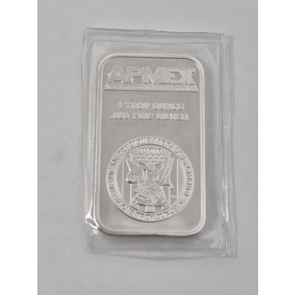 1 Oz .999 Silver APMEX Bar