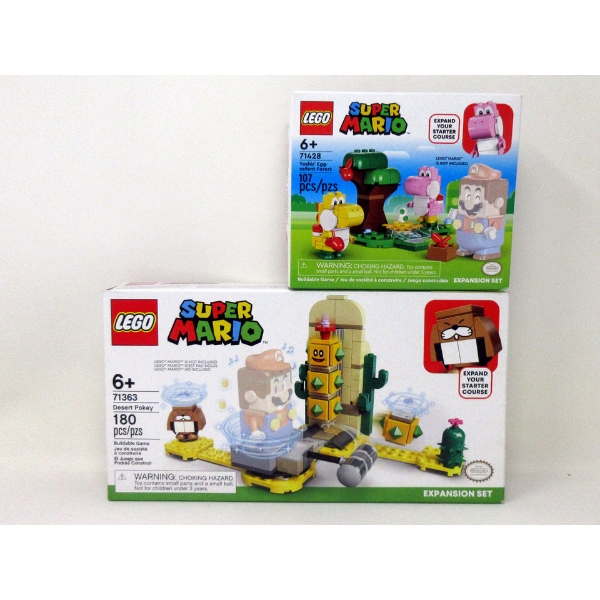 2 New LEGO  Super Mario Building Toy Sets - Age 6+