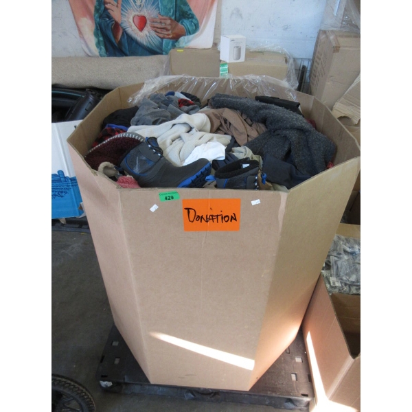 Skid of Overstock & Customer Return Clothing - As Is