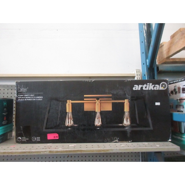 Artika "Carter" 3-Bulb Vanity Light