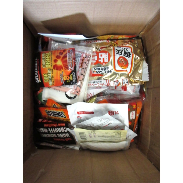 Box of 40+ Assorted Heat Packs & Hand Warmers