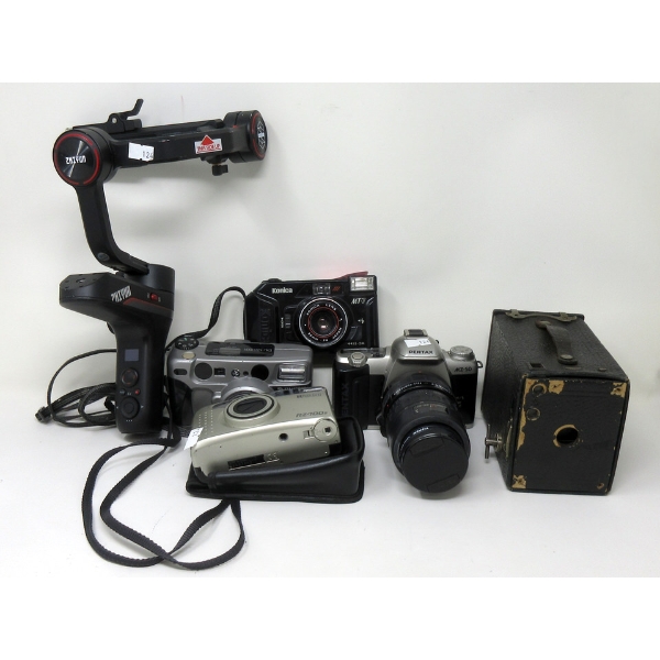 6 Assorted Cameras & Accessories - Preowned