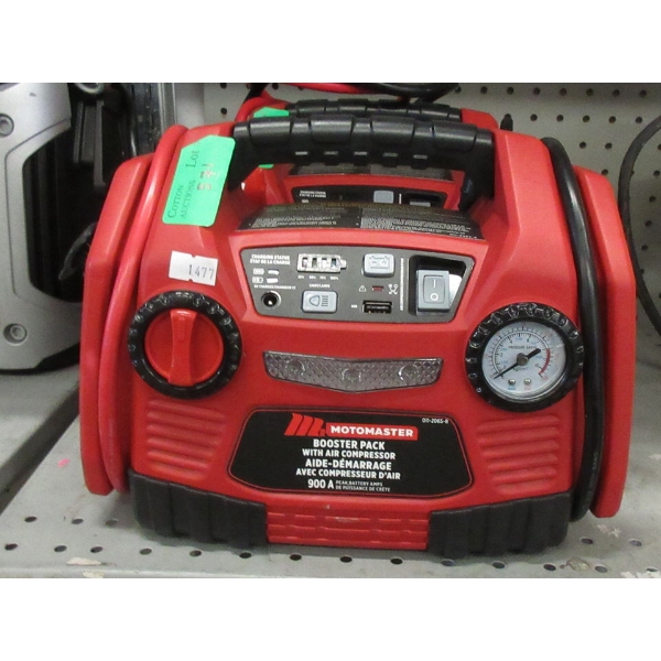 Motomaster Booster Pack w/ Air Compressor