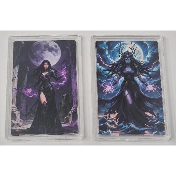 2 x 1 Oz .999 Copper Vixens Series Art Bars