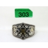 Image 1 : .925 Sterling Silver Citrine Crystal Cuff Bracelet