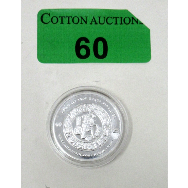 1/2 Oz .999 Silver 2012 First Majestic Round 