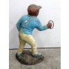 Image 2 : Vintage Cast Metal Lawn Jockey - 10" x 20" x 27" tall