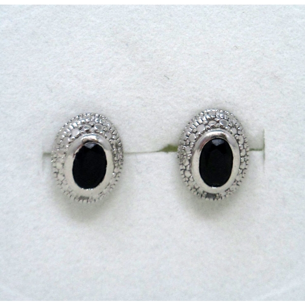 New Sapphire & Diamond Earrings 