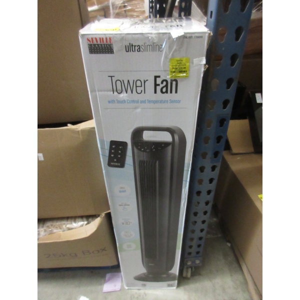 Seville Ultraslimline Tower Fan in Box