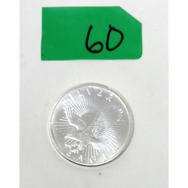 Vintage 1 Oz .999 Silver Sunshine Minting Round 