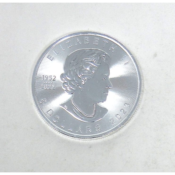 1 Oz .9999 Silver 2023 Canada Maple Leaf Coin 