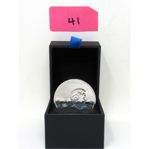1 Oz .9999 Silver 2010 Olympic HOCKEY Coin 