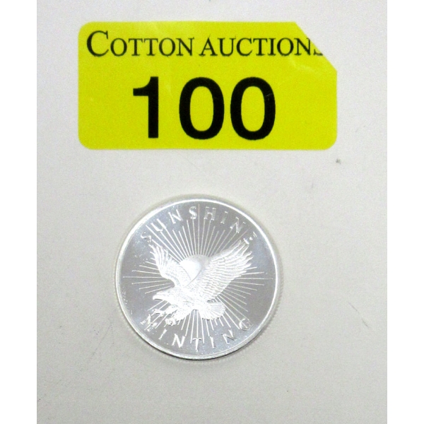 1/2 Oz .999 Silver Sunshine Minting Round 