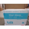 Image 1 : Case of 10 New Boxes of Vinyl Gloves - XL