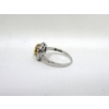Image 3 : Citrine & Diamond Sterling Silver Cocktail Ring