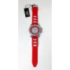 Image 2 : Men's New Techno Pave Crystal Watch with Silicone Band