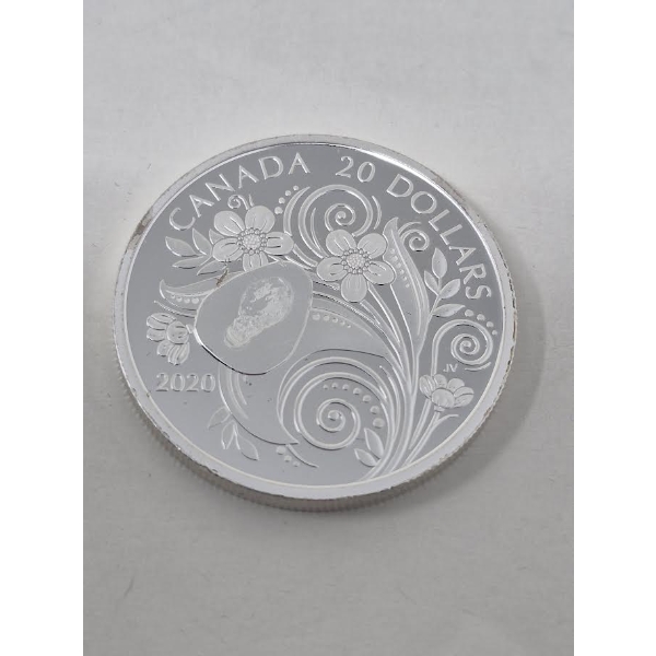 1 Oz .9999 Silver Celebration of Love $20 Coin 