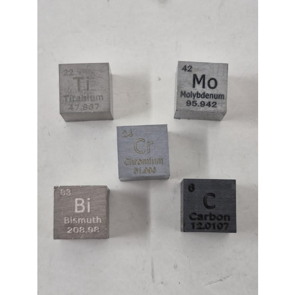 1.11 Oz Total Weight of Chromium Carbon Titanium Molybdenum Bismuth