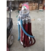 Image 1 : Vintage Metal Theater Stanchion with 7 Ropes