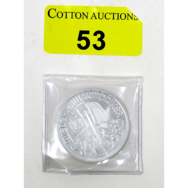1 Oz .999 Silver 2011 Philharmoniker Coin 