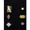 Image 3 : 12 New Electroplated Gold Rings - Gold Plated