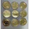 Image 1 : 9 x Novelty Bitcoin Rounds 
