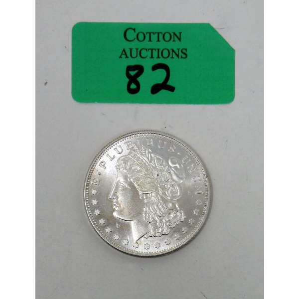 1 Oz .999 Silver Morgan Head /Eagle Round