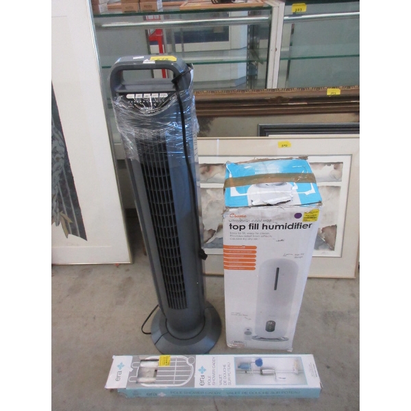 Pole Shower Caddy, Crane Humidifier & Tower Fan