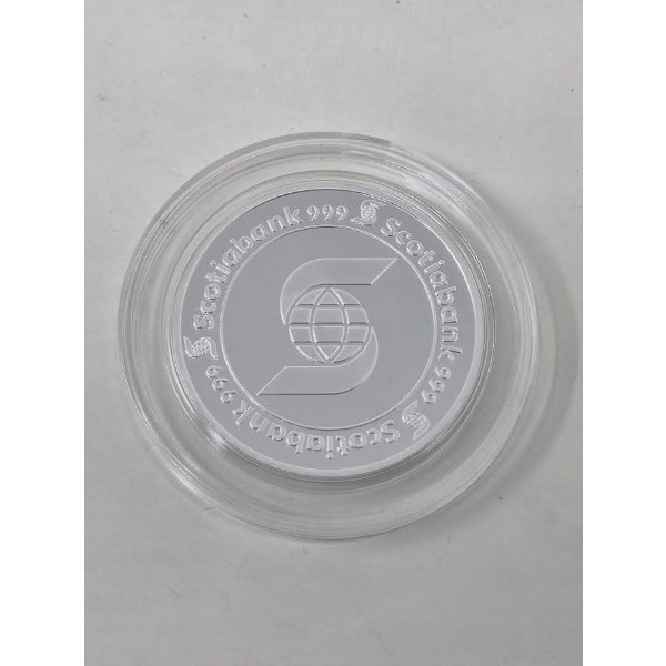 5 Oz .999 Silver Scotiabank Investor Round