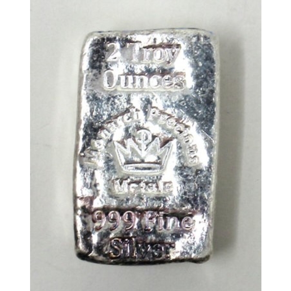 2 Oz Monarch Mint .999 Silver Bar