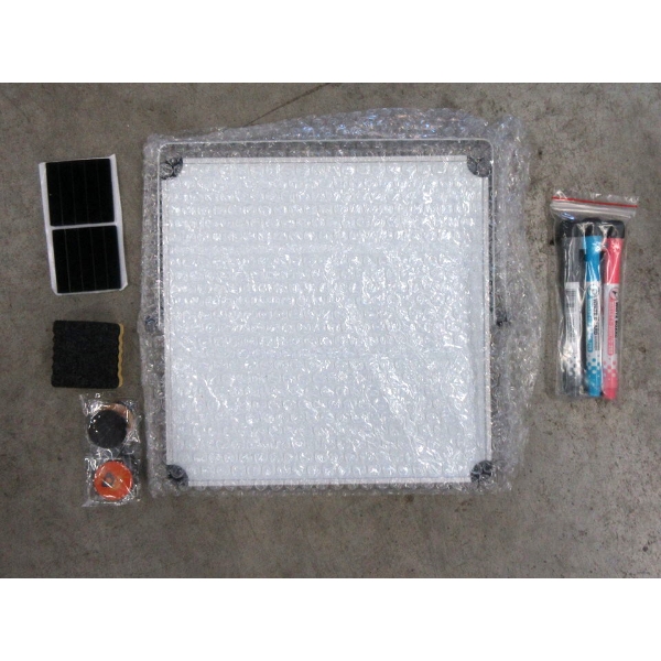 8 New 10" x 10" Dry Erase Boards