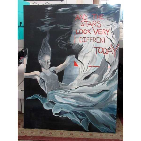 Original Acrylic on Canvas Painting - Unsigned