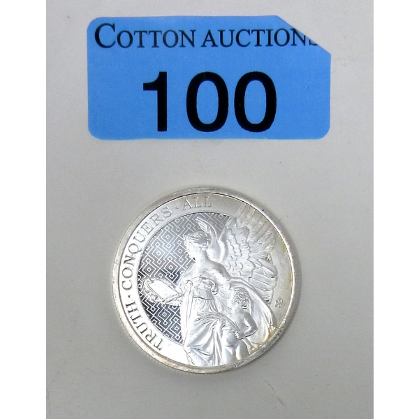 1 Oz .999 Silver 2022 "Truth Conquers All" Coin 