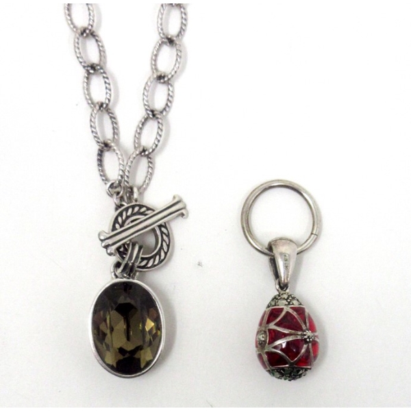 .925 Sterling Silver Necklace & Pendant 