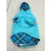 Image 2 : Case of 12 New Reversible Dog Rain Coats - Blue 