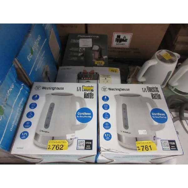 2 Westinghouse Cordless 1.7 L Electric Kettles