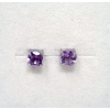Image 1 : New Amethyst Sterling Silver Earrings