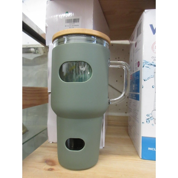 3 New 32 Oz. Bingba Cold Cup Sets w/ Metal Straws